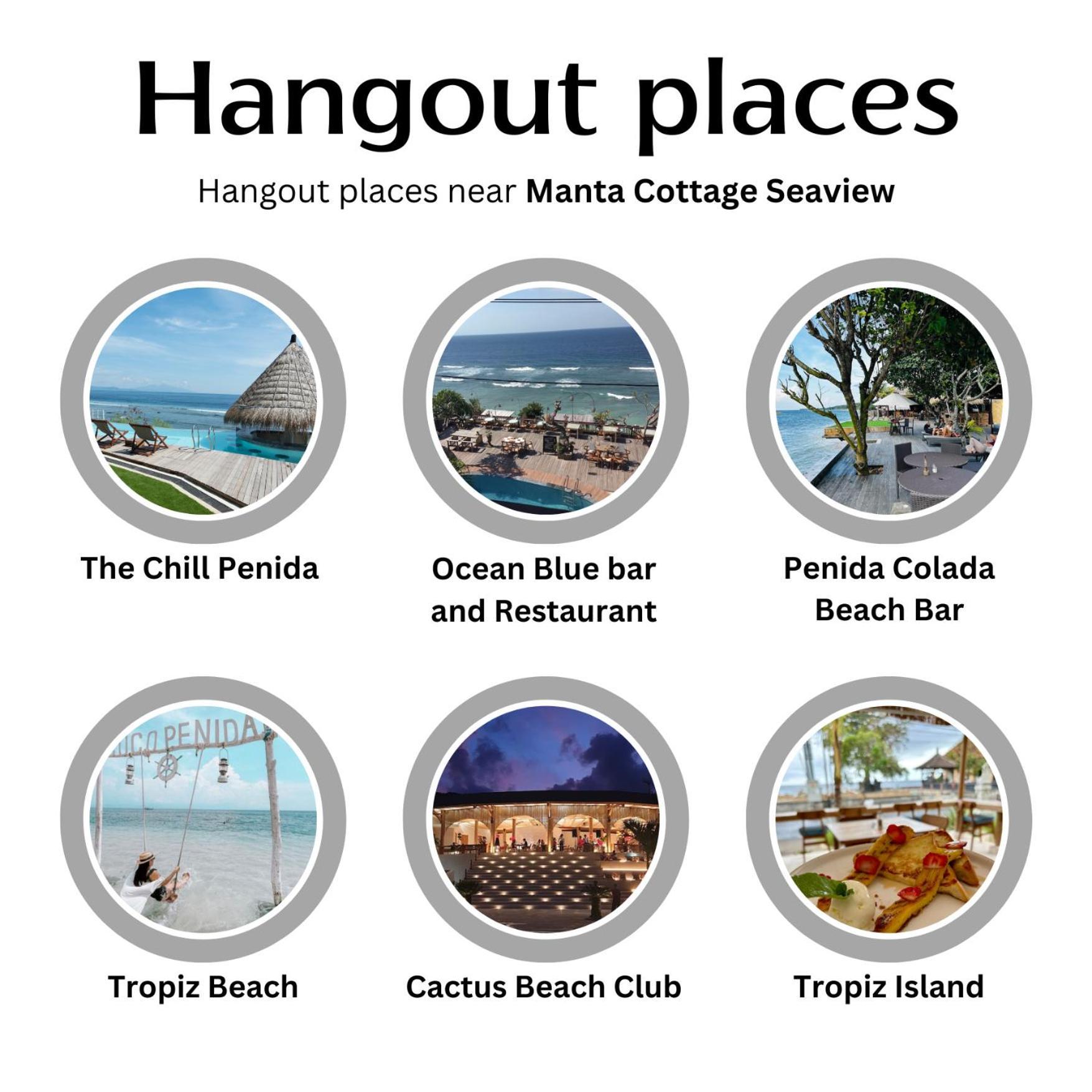 Manta Cottages With Sea View Batununggul Экстерьер фото